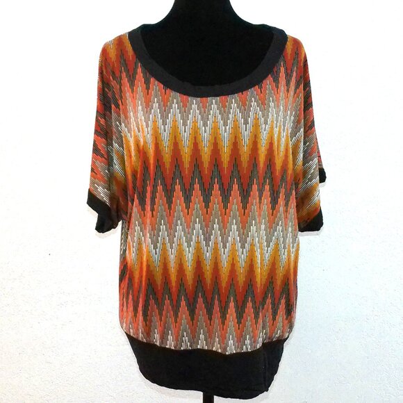 Aria, Orange/Yellow/black T-shirt - Picture 2 of 8